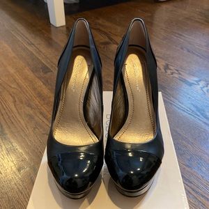 BCBGeneration black leather pumps